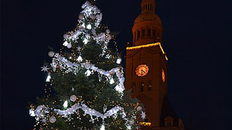 Vánoční strom na náměstí  se měl jmenovat  KOVÍDEK
