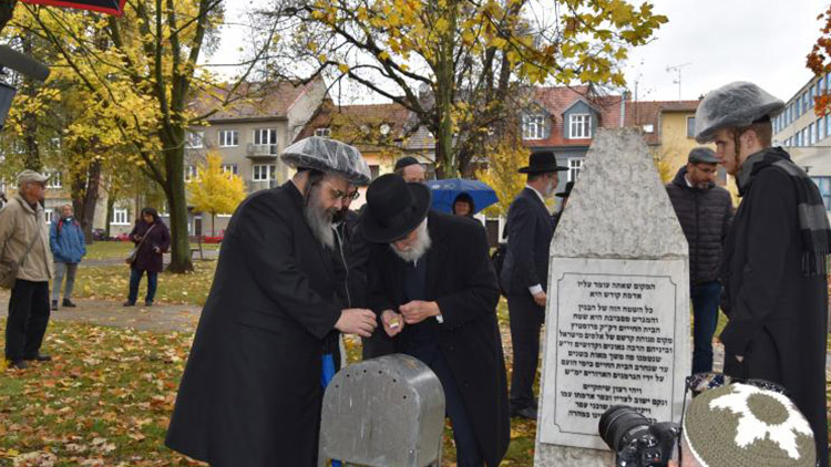Prostějované si připomněli  památku rabína Horowitze