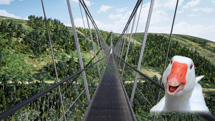 Máme delší! Na Moravě vyroste nejdelší visutý most světa. Znovu!