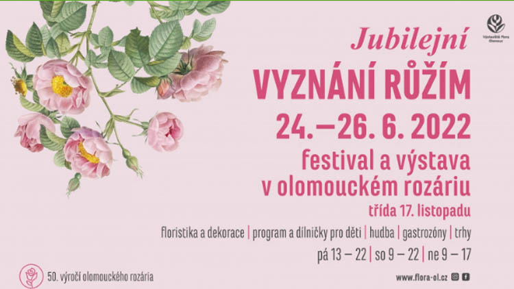 Festival Vyznání růžím si v olomouckém rozáriu užilo na pět tisíc návštěvníků