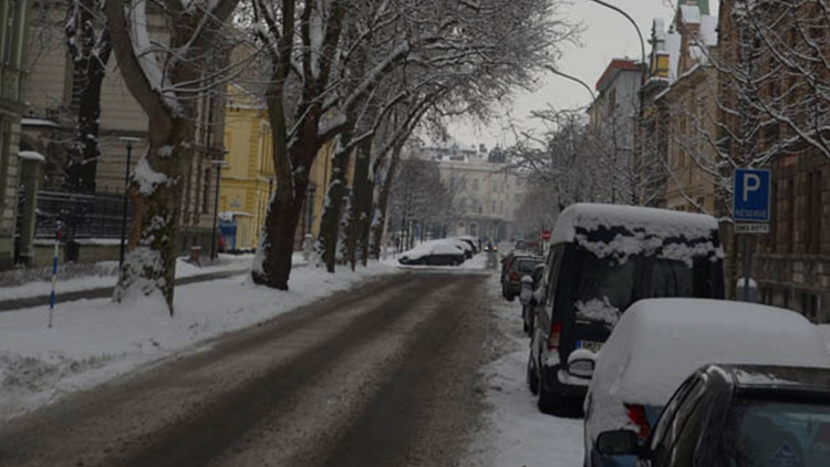 O víkendu se na Prostějovsko vrátil sníh