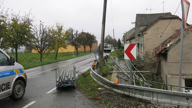 Za špatně zajištěný  náklad padla pokuta