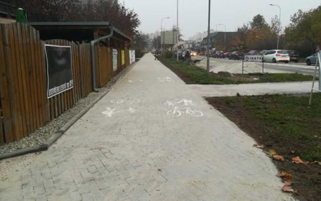 Nová cyklostezka v Prostějově