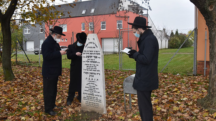 Uctili rabína Horowitze,  rouškám navzdory