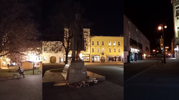 Koronavirová noc! Náměstí vybízí k procházce