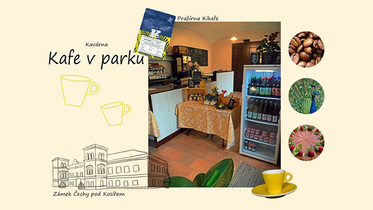 Zámecká kavárna otevřela okénko