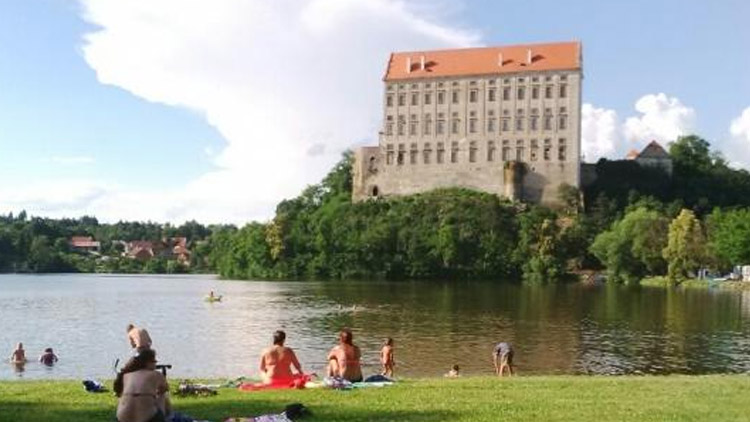 Dětské hřiště v kempu