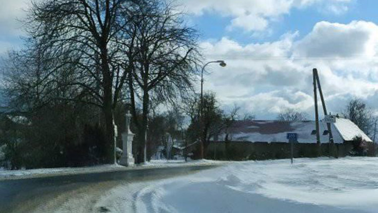 U Protivanova zapadly kamiony