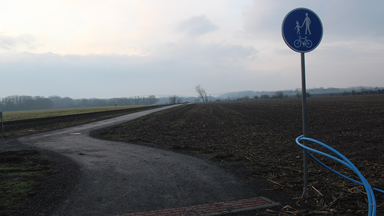 Cyklostezka z Lutotína  do Kostelce je HOTOVÁ