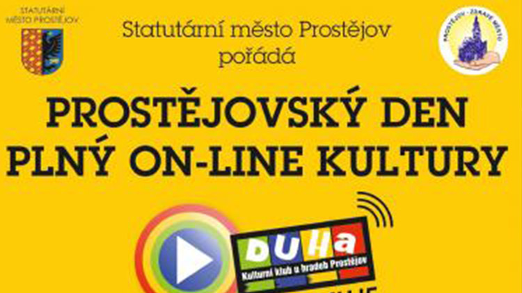 Už tento pátek bude Prostějov  vysílat kulturní akci on-line
