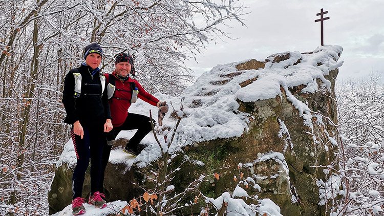 Manželé spolu uběhli 214,9 kilometru!