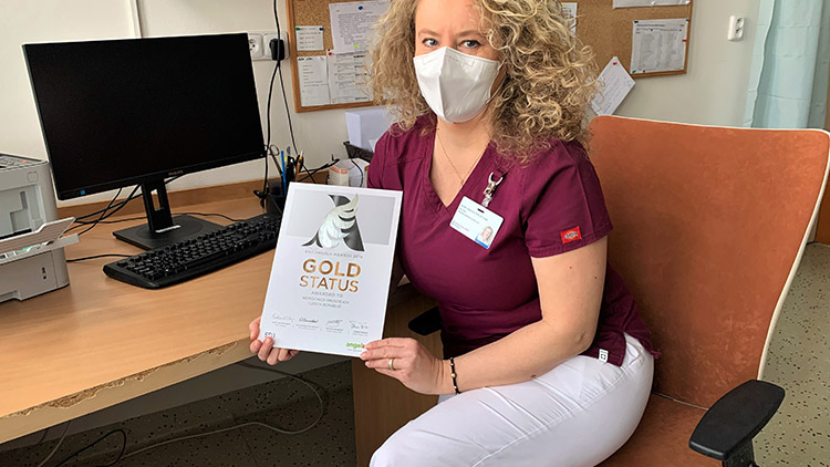 Neurologické oddělení získalo ESO Angels ocenění