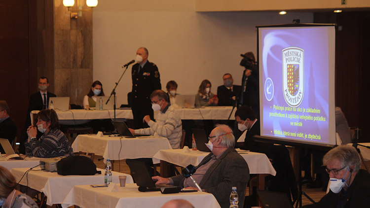 Jan Nagy referoval o činnosti městské policie v roce 2020