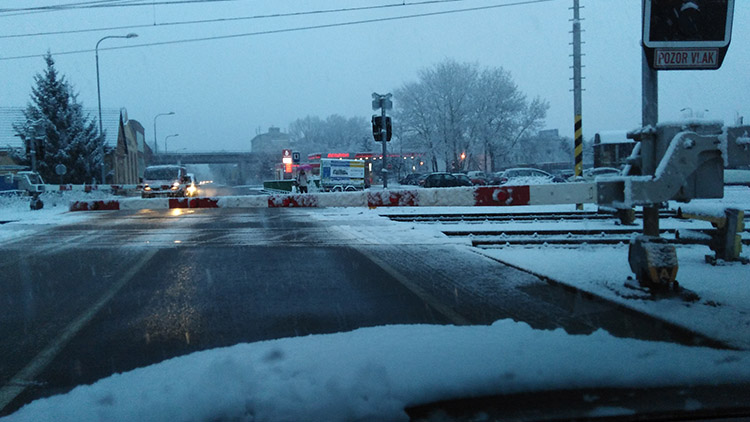 Prostějovsko zasypal sníh!