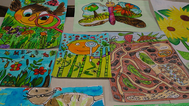 Zahradu plnou života malovali žáci 22 škol