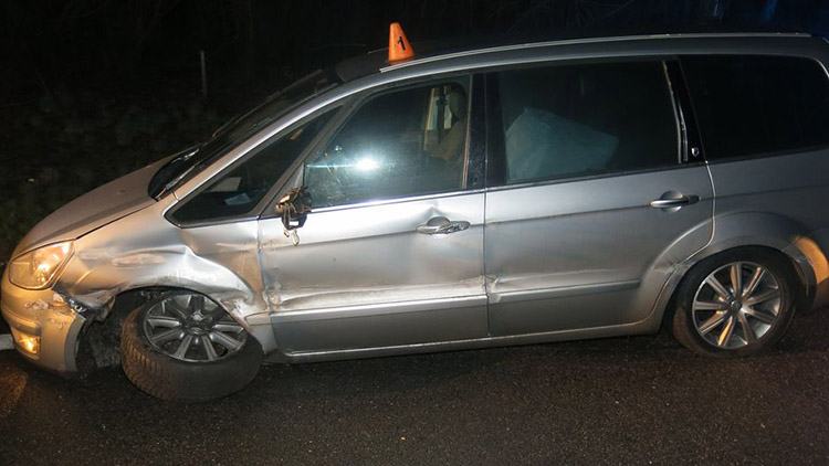 Ford napálil do svodidel