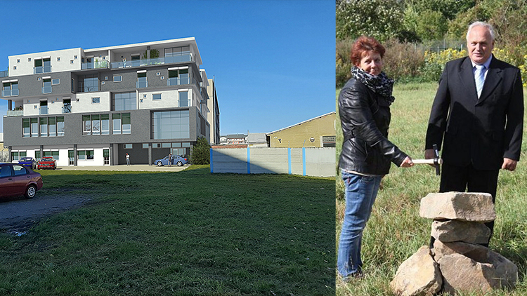 Staví dům u Galy, řemeslníkovi dluží  už tři roky