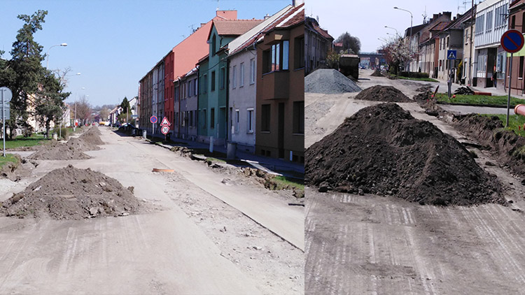 Na rekonstrukci ulice se prý pracuje málo