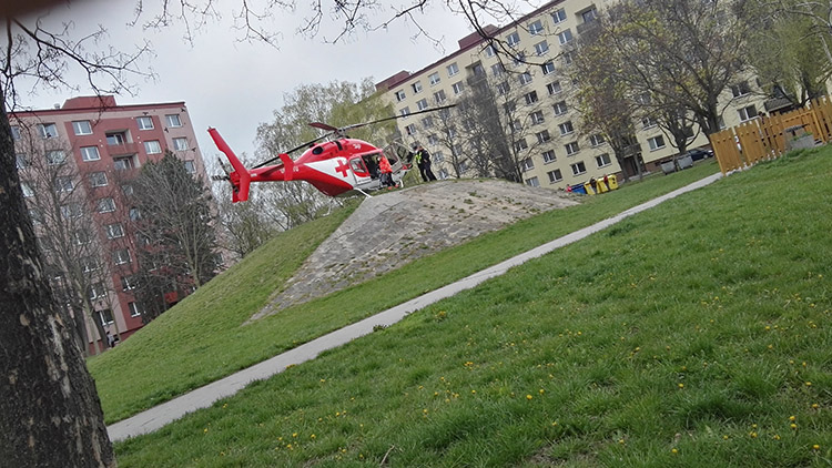 Tragédii na „Tylovce“ nezabránil ani přílet vrtulníku