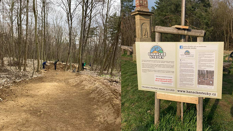 Na Záhoří se konečně budují Hanácké cyklostezky. Některým se to nelíbí