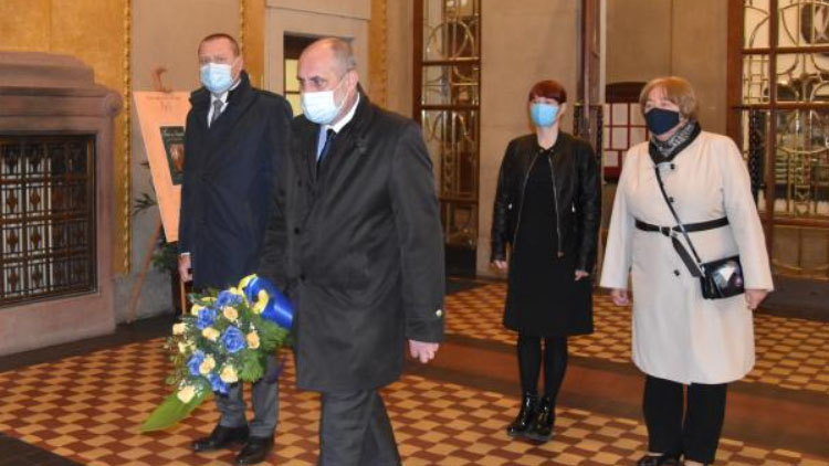 Pietní připomínka konce II. světové války