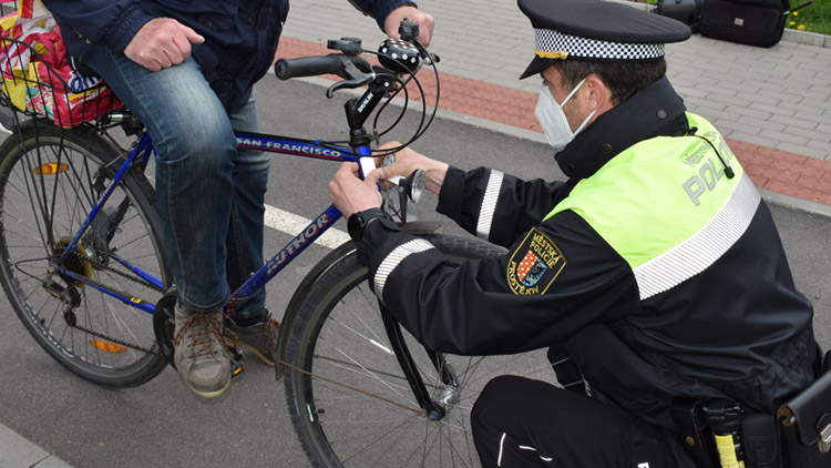 Strážníci se zaměřili na cyklisty
