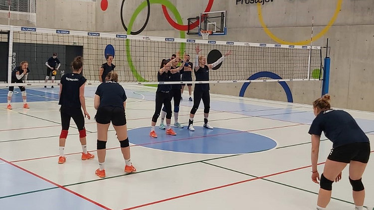 Volejbalistky ČR měly v Prostějově výborné podmínky k přípravě