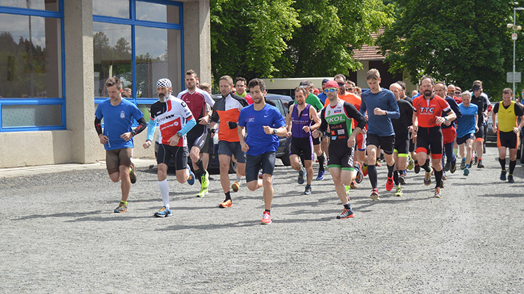 Premiérový duatlon ve Stražisku překvapil vysokou účastí