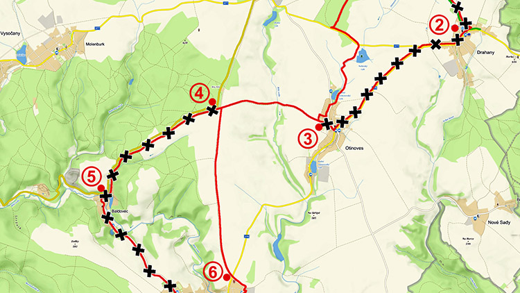 Změna značené trasy .Turisté na Drahansku přeložili značku