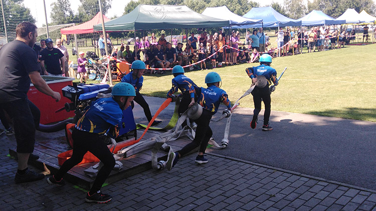 V Olšanech odstartoval čtvrtý ročník okresní dětské ligy v požárním útoku