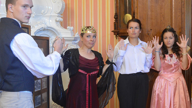 Na zámku pod Kosířem ožila princezna zakletá do obrazu