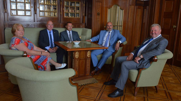 Primátor dnes v Prostějově uvítal honorárního konzula Rakouska