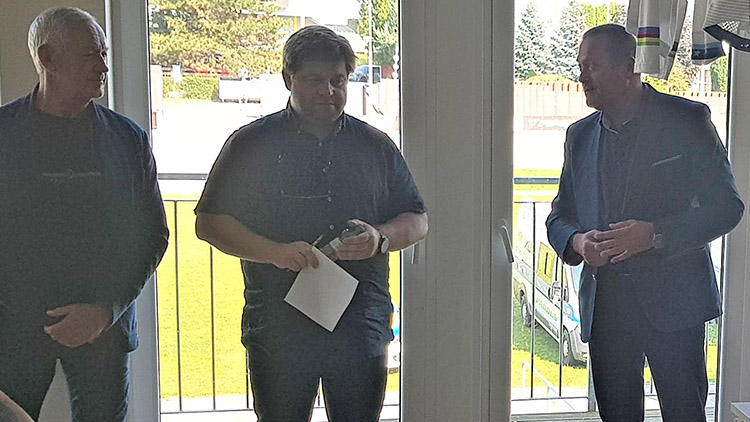 „Za město Prostějov máme z našich cyklistických nadějí  ohromnou radost,“ shodli se Jiří Pospíšil a Jan Krchňavý