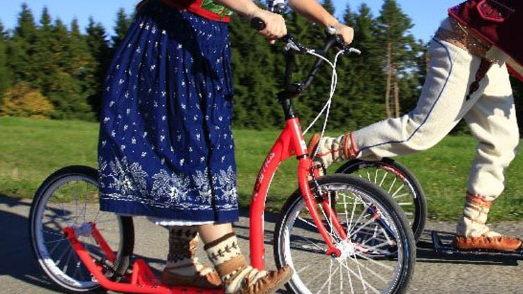 Koloběžka první ve městě