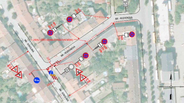 Částečná uzavírka