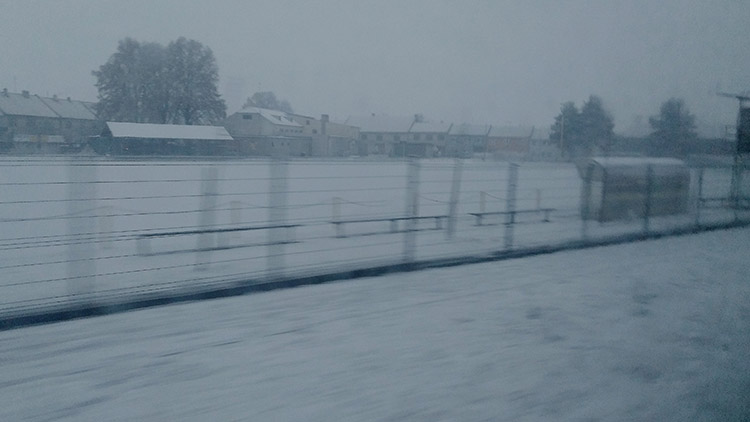 První sníh dorazil  i do regionu