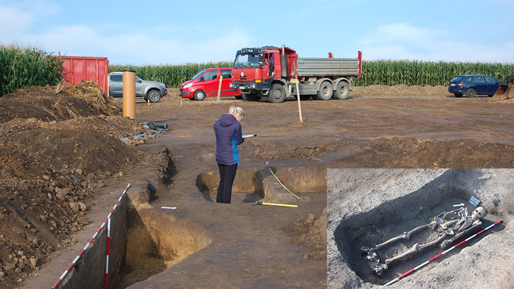 U Čelechovic se našla kostra středověkého siláka