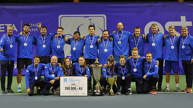Tenisté TK Agrofert Prostějov získali extraligový titul