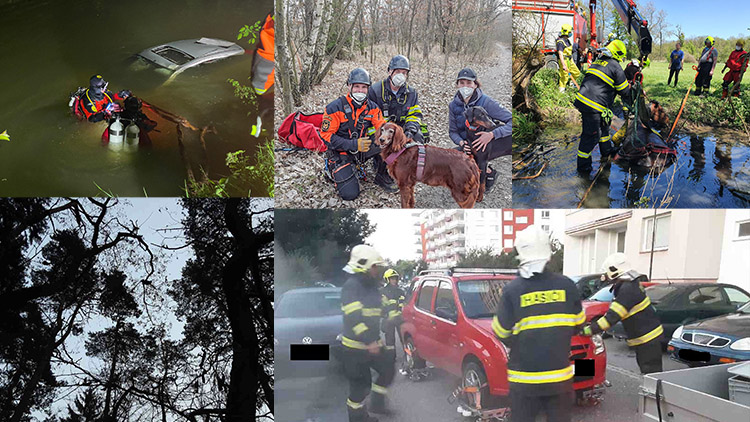 Kuriózní zásahy hasičů v roce 2021 v Olomouckém kraji   