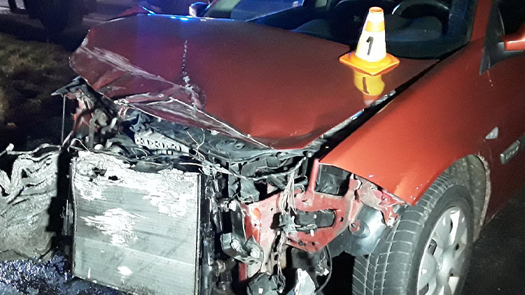 Vlak se srazil s osobním autem