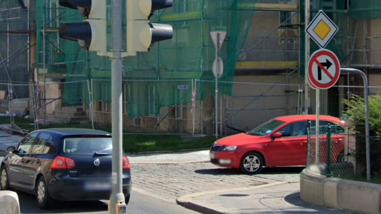 Přestupek před očima policie