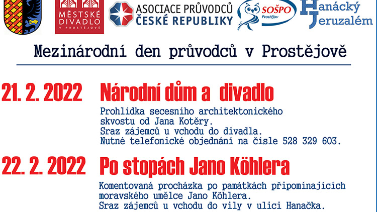 4x DEN PRŮVODCŮ v Prostějově