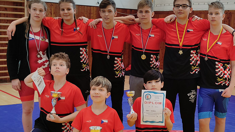 Čechovičtí zápasníci vybojovali v Tiché  DEVĚT MEDAILÍ