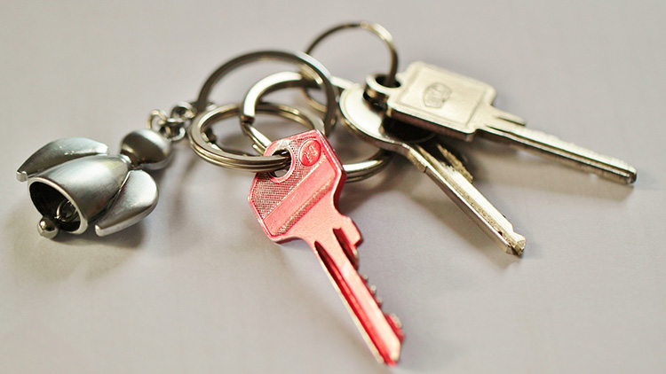 Klíče vzala omylem