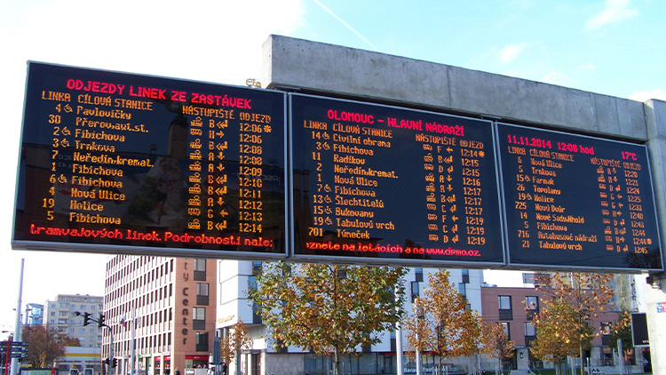 Zastávky MHD bez tabulí