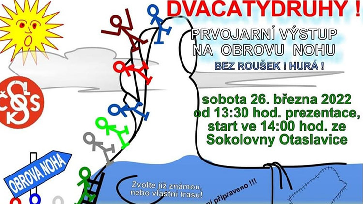 Tip na sobotu: Prvojarní výstup na Obrovu nohu