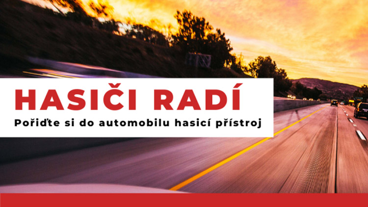 HASIČI RADÍ: Hasicí přístroj do auta minimalizuje škody při požáru vozidel