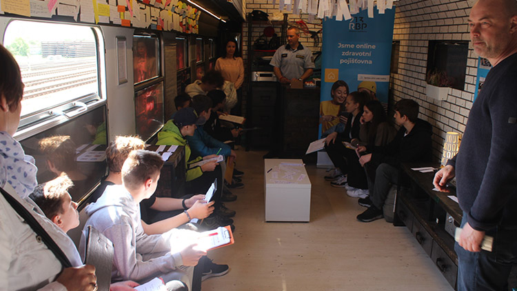 Řekni drogám NE! Protidrogový vlak zaznamenal   v Prostějově velký úspěch