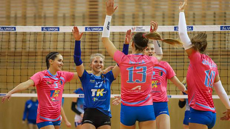 Týmové statistiky ženské extraligy: vékáčko bylo nejlepší na přihrávce, naopak slabší při blokování