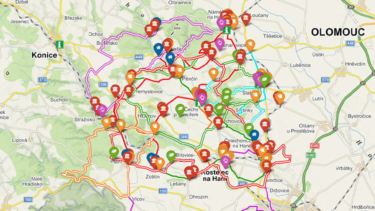 Kostelecko nabízí cyklookruhy